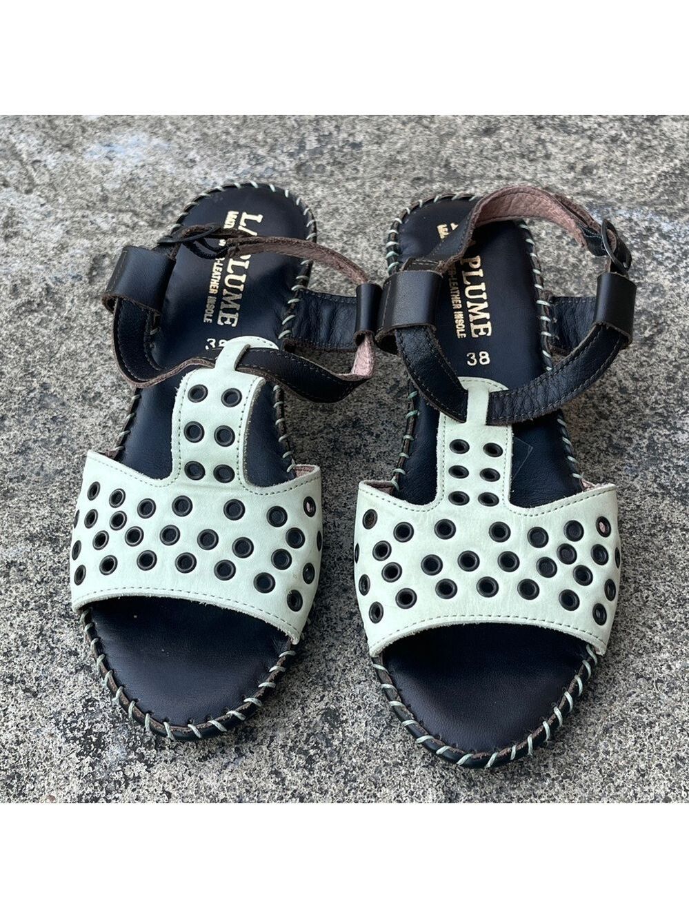 La Plume Slingback Sandals - Size 38  (U.S. 7.5 / 8)